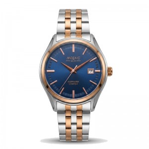 Mozaic MZ1004M Silver Rosegold Blue Man MDBTRBU